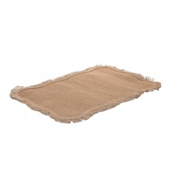 Lugar Americano 45x30cm De Fibra Natural Juta